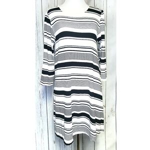 Ava Sky Striped Dress